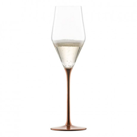 Eisch Eisch Kaya Kupfer Champagnerglas mit Moussierpunkt h: 246 mm / 260 ml Бокал для шампанского Eisch Kaya из меди с наконечником для мусса, высота: 246 мм / 260 мл
