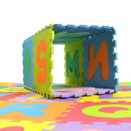 Pink Papaya Puzzlematte mit Zahlen und Buchstaben Kids Zone Коврик-пазл с цифрами и буквами Kids Zone