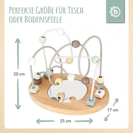 bieco Motorikwurfel Motorikschleife Lernspielzeug Holz Wurfel Motorik Spielzeug Baby Motorikwurfel Куб моторных навыков Кубик двигательных навыков Петля Обучающая игрушка Деревянный куб Двигательные навыки Игрушка Детский куб моторных навыков