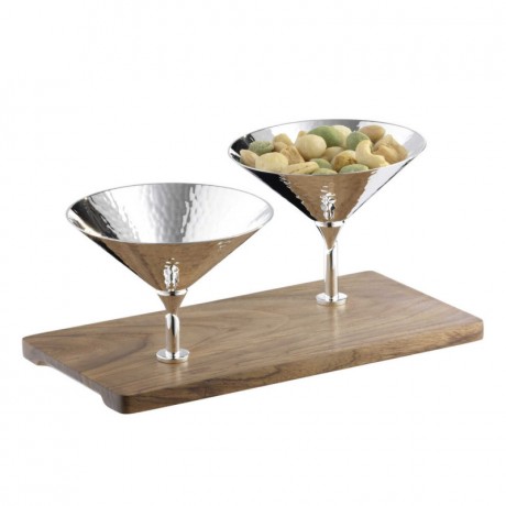 Robbe & Berking Robbe & Berking Martele Bar-Kollektion - 90 g versilbert Snackbar 23,8x11,8x10,5 cm Robbe &amp; Berking Martele Bar Collection - 90 г посеребренного батончика 23,8x11,8x10,5 см