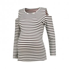 LOVE2WAIT Langarmshirt Striped Pique