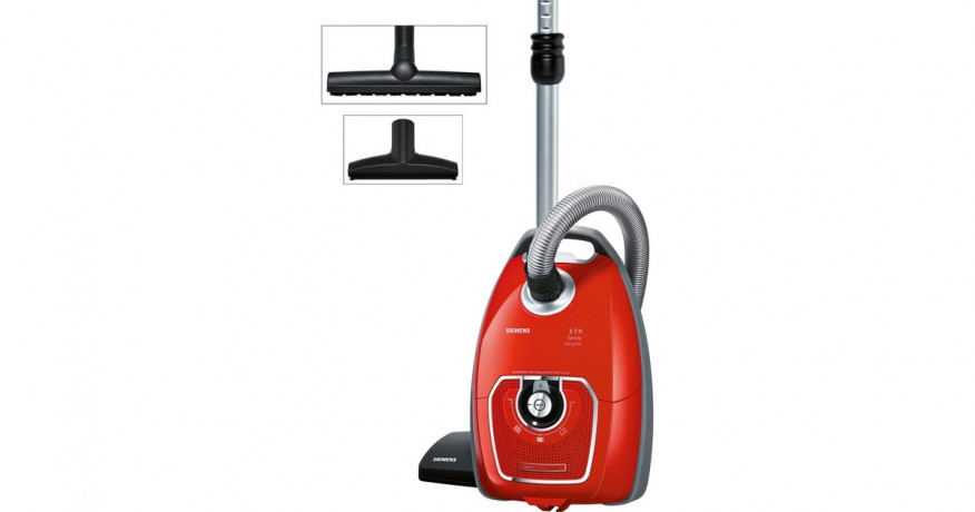 Siemens Siemens VSZ7330 desert sun, Bodenstaubsauger rot rot Siemens VSZ7330 солнце пустыни, пылесос с контейнером красный