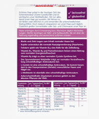 Doppelherz Haar Intensiv + Biotin Kapseln 30 St, 17,4 g Doppelherz Комплекс с биотином и цинком  для здоровья волос, 30 шт.