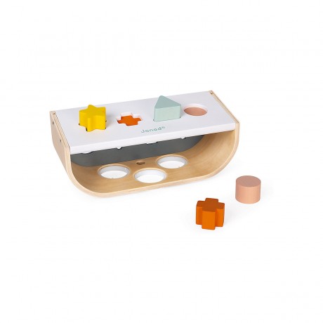 Janod Sweet Cocoon Schlag- und Sortierspiel Игра «Сладкий кокон»: попадание и сортировка