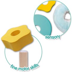 SES Creative Sensory Stapelturm Сенсорная штабелирующая башня