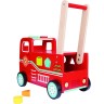 Lelin Holzspielzeug Lauflernwagen Feuerwehrauto Деревянная игрушка ходунки пожарная машина