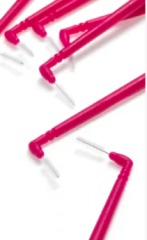 DONTODENT  Interdentalbursten gewinkelt rosa 0,4 mm ISO 2, 28 St Межзубные ёршики extra fein 2-3 mm, 28 шт