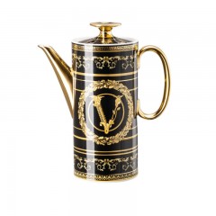 Rosenthal meets Versace Rosenthal Versace Virtus Gala Black Kaffeekanne 1,20 L Кофейник Rosenthal Versace Virtus Gala Черный 1,20 л