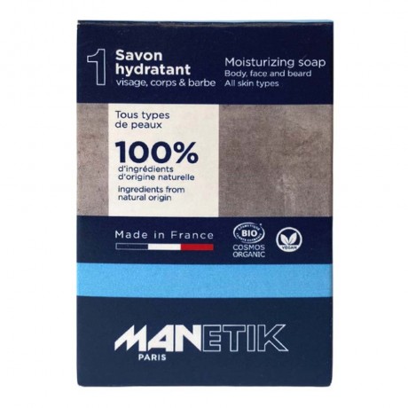 MANETIK Body. Face & Beard Soap Moisturizing 100g  Тело. Мыло для лица и бороды увлажняющее 100г