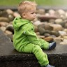 Hoppediz Overall aus Fleece Babyeinteiler grun Комбинезон из флиса детский цельнокроеный зеленый