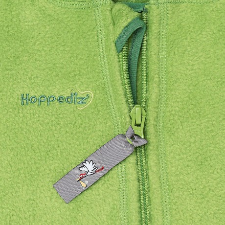 Hoppediz Overall aus Fleece Babyeinteiler grun Комбинезон из флиса детский цельнокроеный зеленый