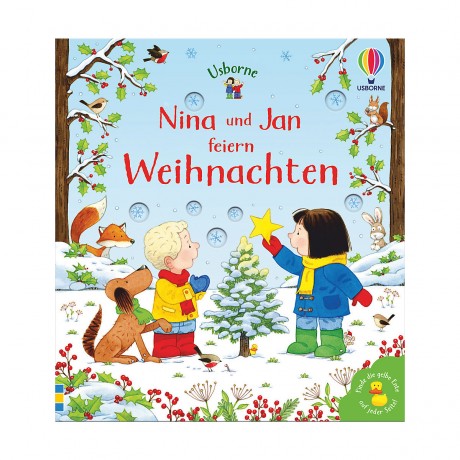 Usborne Verlag Nina und Jan feiern Weihnachten Нина и Ян празднуют Рождество