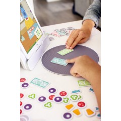 Osmo Lernspielzeug Pizza Co. Starter Kit fur iPad und Fire-Tablet spielend lernen Развивающие игрушки Pizza Co. Starter Kit для iPad и планшета Fire Учитесь