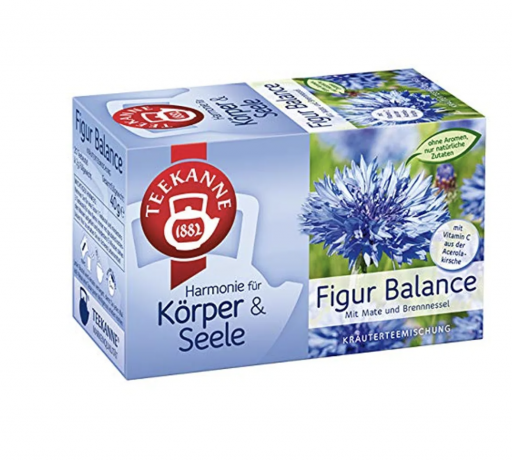 Teekanne Figur Balance Kräutertee mit Mate und Brennnessel 35g Чай травяной «Фигура баланс» с мате и крапивой 