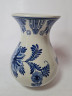 Delft Blue Holland Ваза с цветочным рисунком в синих тонах, дельфтский фарфор, 13,5см x 10см, Голландия, 1960-70гг.