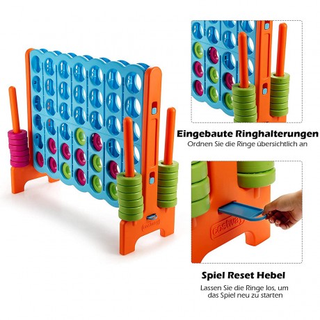 COSTWAY Vier Gewinnt Spiel Spielbrettsatze Соедините четыре набора игровых досок