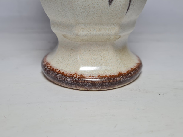 W-Germ. Бокал в бежево-коричневых тонах, 16,5 x 8 см, Германия, 1960-70гг.