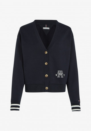 Tommy Hilfiger REG VARSITY IMD NY Zip-up sweatshirt desert sky REG VARSITY IMD NY Толстовка на молнии небо пустыни