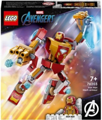 LEGO LEGO Marvel Super Heroes 76203 Iron Man Mech LEGO Marvel Super Heroes 76203 Механический Железный Человек