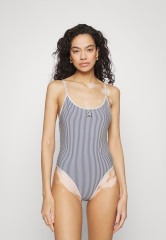 Tommy Hilfiger ONE PIECE Swimsuit indigo blue/ white ONE PIECE Купальник синий индиго/белый