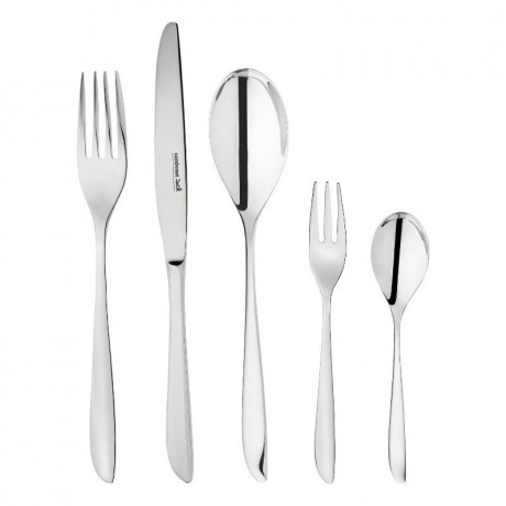 Sambonet Sambonet Leaf Edelstahl 18/10 - poliert Besteckset 60-tlg. poliert Vollheft / Monoblock Набор столовых приборов Sambonet Leaf из нержавеющей стали 18/10 полированный, 60 предм. полированная цельная ручка / моноблок