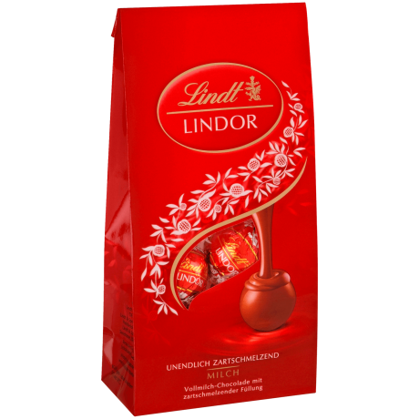 Lindt Lindor Milch Молочный шоколад с начинкой 137г