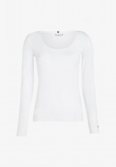 Tommy Hilfiger LANGARM Long sleeved top weiss LONG SLEEVE Топ с длинными рукавами белый