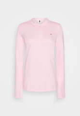 Tommy Hilfiger LONG SLEEVE SLIM Polo shirt classic pink LONG SLEEVE SLIM Рубашка поло классический розовый