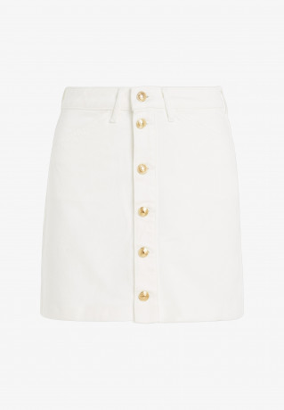 Tommy Hilfiger SKIRT Mini skirt ecru ЮБКА Мини-юбка экрю