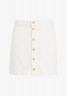 Tommy Hilfiger SKIRT Mini skirt ecru ЮБКА Мини-юбка экрю