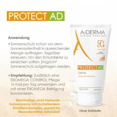A-DERMA PROTECT AD SPF 50+ Creme  Крем PROTECT AD SPF 50+