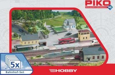 PIKO PIKO Spur H0 Bahnhof-Set Комплект станций манометра PIKO H0