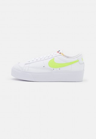 Nike Sportswear W BLAZER LOW PLATFORM Sneaker low white/light lemon twist/black/team orange W BLAZER LOW PLATFORM Низкие кроссовки женские белый/светлый лимонный твист/черный/оранжевый