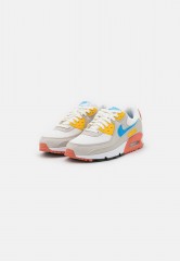 Nike Sportswear AIR MAX 90 Sneaker low summit white/university blue/light bone/vivid sulfur/madder root/black AIR MAX 90 низкие кроссовки женские вершинный белый/университетский синий/светлая кость/яркая сера/корень марены/черный