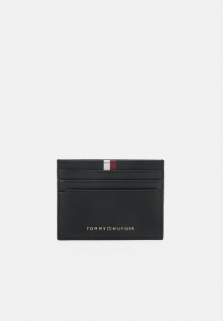 Tommy Hilfiger LEA HOLDER UNISEX Wallet black LEA HOLDER UNISEX Бумажник черный