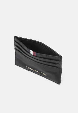 Tommy Hilfiger LEA HOLDER UNISEX Wallet black LEA HOLDER UNISEX Бумажник черный
