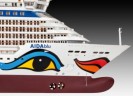 Revell Revell Modellbausatz Cruiser Ship AIDA im Massstab 1:400 Набор моделей Revell Cruiser Ship AIDA в масштабе 1:400