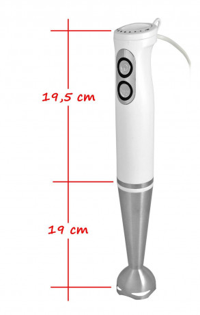 QUIGG QUIGG Stabmixer Stabmixer SET 500W Edelstahl Purierstab Mixer Handmixer, 500,00 W, Stufenlose Geschwindigkeitskontrolle am Kopf des Gerates  Ручной блендер QUIGG ручной блендер SET 500 Вт, миксер со очищающим стержнем из нержавеющей стали, ручной ми