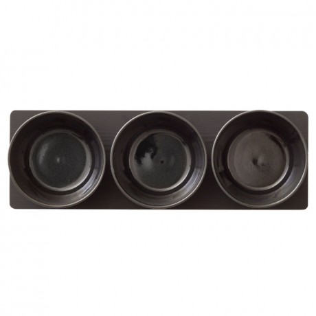Bitz Bitz Galaxy Black Kabarett Set 4-tlg. 32x11x6 cm Набор кабаре Bitz Galaxy Black из 4 предм. 32x11x6см