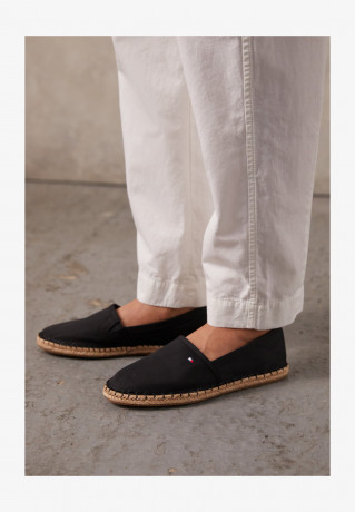 Tommy Hilfiger BASIC FLAT Espadrilles black BASIC FLAT Эспадрильи черный