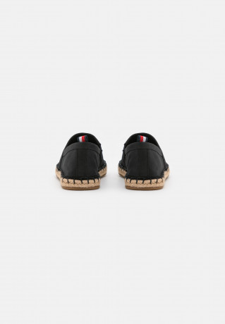 Tommy Hilfiger BASIC FLAT Espadrilles black BASIC FLAT Эспадрильи черный