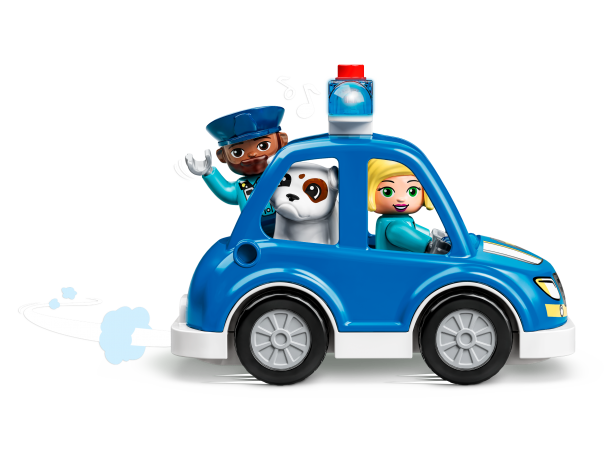 Lego Polizeistation mit Hubschrauber Полицейский участок с вертолетом