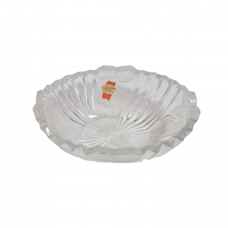 Салатница винтажная Anna Hutte, хрусталь, 19 x 13,5 x 8 см, Германия, 1960-1970гг.