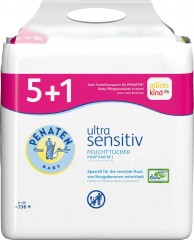Penaten ultra sensitiv Feuchttucher Vorteilspack ультрачувствительные влажные салфетки, 336 шт.
