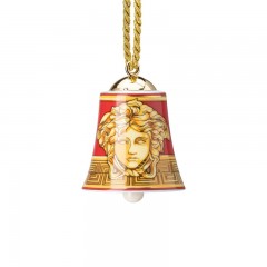 Rosenthal meets Versace Rosenthal Versace Medusa Amplified - Golden Coin Porzellanglocke h: 7 cm Rosenthal Versace Medusa Amplified - Фарфоровый колокольчик Golden Coin, высота: 7 см