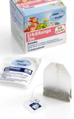 Mivolis Erkaltungs-Tee fur Kinder Чай детей при простуде, с липой и фенхелем, от 4-х лет, 12 пакетиков x 1,5 г