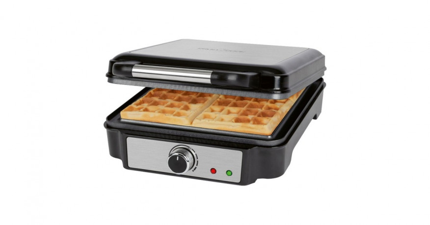 ProfiCook ProfiCook Waffelautomat PC-WA 1241, Waffeleisen schwarz/edelstahl, 1.200 Watt  schwarz/edelstahl Вафельница ProfiCook PC-WA 1241, вафельница черная/нержавеющая сталь, 1200 Вт