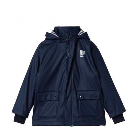 Steiff Regenmantel mit abnehmbarer Sicherheitskapuze Regenmantel fur Kinder Дождевик со съемным защитным капюшоном Дождевик детский