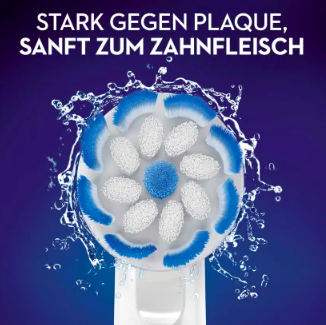 Oral-B Aufsteckbürsten Sensitive Clean Clean&Care, 3 St, Орал Би Насадки для электрической зубной щётки. Очищение для чувствительных зубов, 3 шт