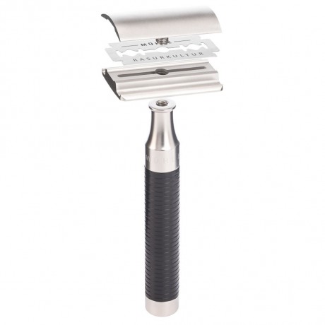 Muhle Rocca Edelstahl Rasierhobel  Безопасная бритва Rocca из нержавеющей стали.